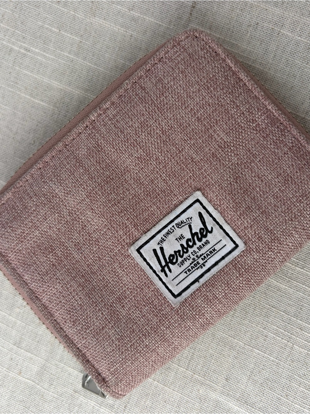 Herschel Canvas Zip Card Holder Wallet